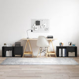 Set mobile TV 4 pcs Nero 37 x 35 x 37,5 cm Legno truciolato