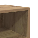 Armadio da Notte 2 pz Rovere artigianale 40 x 30 x 50 cm