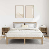 Armadio da Notte 2 pz Rovere artigianale 40 x 30 x 50 cm