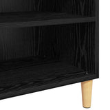 Credenza Rovere Nero 57 x 35 x 89.5 cm Legno truciolato