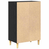 Credenza Rovere Nero 57 x 35 x 89.5 cm Legno truciolato