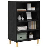 Credenza Rovere Nero 57 x 35 x 89.5 cm Legno truciolato