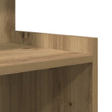Armadio da Notte 2 pz Rovere artigianale 40 x 35 x 60 cm
