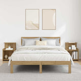 Armadio da Notte 2 pz Rovere artigianale 40 x 35 x 60 cm
