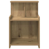Armadio da Notte 2 pz Rovere artigianale 40 x 35 x 60 cm