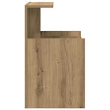 Armadio da Notte 2 pz Rovere artigianale 40 x 35 x 60 cm