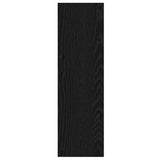 Mobile per scarpe Rovere Nero 60 x 18 x 60 cm Legno truciolato
