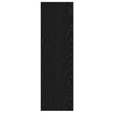 Armadio per scarpe da muro 2 pcs Rovere Nero 60 x 18 x 60 cm