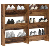 Armadio per scarpe da muro 2 pcs Legno vecchio 60 x 18 x 90 cm