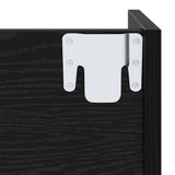 Mobile per scarpe Rovere Nero 60 x 18 x 90 cm Legno truciolato