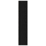 Mobile per scarpe Rovere Nero 60 x 18 x 90 cm Legno truciolato