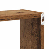 Scaffali da parete 4 pcs Legno vecchio Legno truciolato
