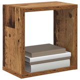 Scaffali da parete 4 pcs Legno vecchio Legno truciolato