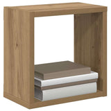 Scaffali da parete 2 pcs Rovere artigianale 26 x 15 x 26 cm