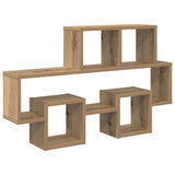 Scaffale da parete A parete rovere artigianale 82 x 15 x 51 cm