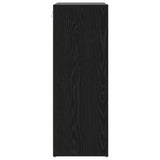Mobile per scarpe Rovere Nero 77,5 x 30 x 83,5 cm