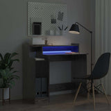 Scrivania Rovere Nero 97 x 45 x 90 cm Legno truciolato