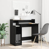 Scrivania Rovere Nero 97 x 45 x 90 cm Legno truciolato