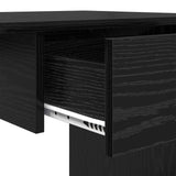 Scrivania Rovere Nero 100 x 50 x 76 cm Legno truciolato