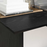Scrivania Rovere Nero 100 x 50 x 76 cm Legno truciolato