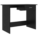 Scrivania Rovere Nero 100 x 50 x 76 cm Legno truciolato
