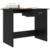 Scrivania Rovere Nero 100 x 50 x 76 cm Legno truciolato
