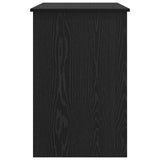 Scrivania Rovere Nero 100 x 50 x 76 cm Legno truciolato