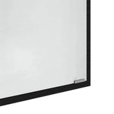 Specchio da bagno LED con specchio Rovere Nero 40 x 37 x 8.5 cm