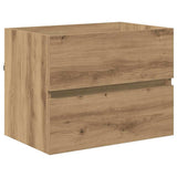 Set di mobili per il bagno 2 pz Rovere artigianale