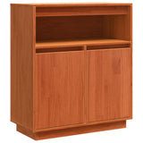 Credenza Marrone cerato 70 x 34 x 80 cm Pino massello
