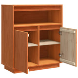 Credenza Marrone cerato 70 x 34 x 80 cm Pino massello