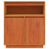 Credenza Marrone cerato 70 x 34 x 80 cm Pino massello