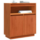 Credenza Marrone cerato 70 x 34 x 80 cm Pino massello