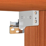 Armadietto a muro Marrone cerato 100 x 30 x 35 cm Pino massello