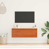 Armadietto a muro Marrone cerato 100 x 30 x 35 cm Pino massello