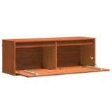 Armadietto a muro Marrone cerato 100 x 30 x 35 cm Pino massello