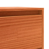 Credenza Rovere Marrone 111 x 34 x 75 cm Pino massello