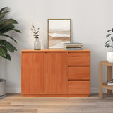 Credenza Rovere Marrone 111 x 34 x 75 cm Pino massello