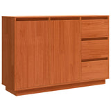 Credenza Rovere Marrone 111 x 34 x 75 cm Pino massello