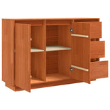 Credenza Rovere Marrone 111 x 34 x 75 cm Pino massello