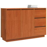 Credenza Rovere Marrone 111 x 34 x 75 cm Pino massello