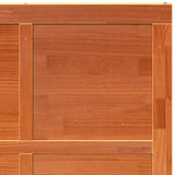 Porta del fienile Marrone Legno di pino massello