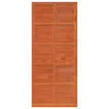 Porta del fienile Marrone Legno di pino massello