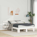 Struttura del letto Bianco 120 x 190 cm Pino massello