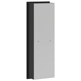 Nicchia per doccia Nero 60 x 20 x 9,5 cm Acciaio inossidabile