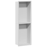 Nicchia per doccia Bianco 60 x 20 x 9,5 cm Acciaio inossidabile