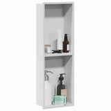 Nicchia per doccia Bianco 60 x 20 x 9,5 cm Acciaio inossidabile