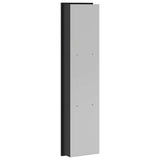 Nicchia per doccia Nero 90 x 20 x 9,5 cm Acciaio inossidabile