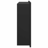 Nicchia per doccia Nero 45 x 30 x 9,5 cm Acciaio inossidabile
