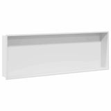 Nicchia per doccia Bianco 90 x 30 x 9.5 cm Acciaio inossidabile